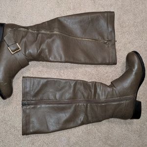 JustFab Knee High Wide Calf Boots